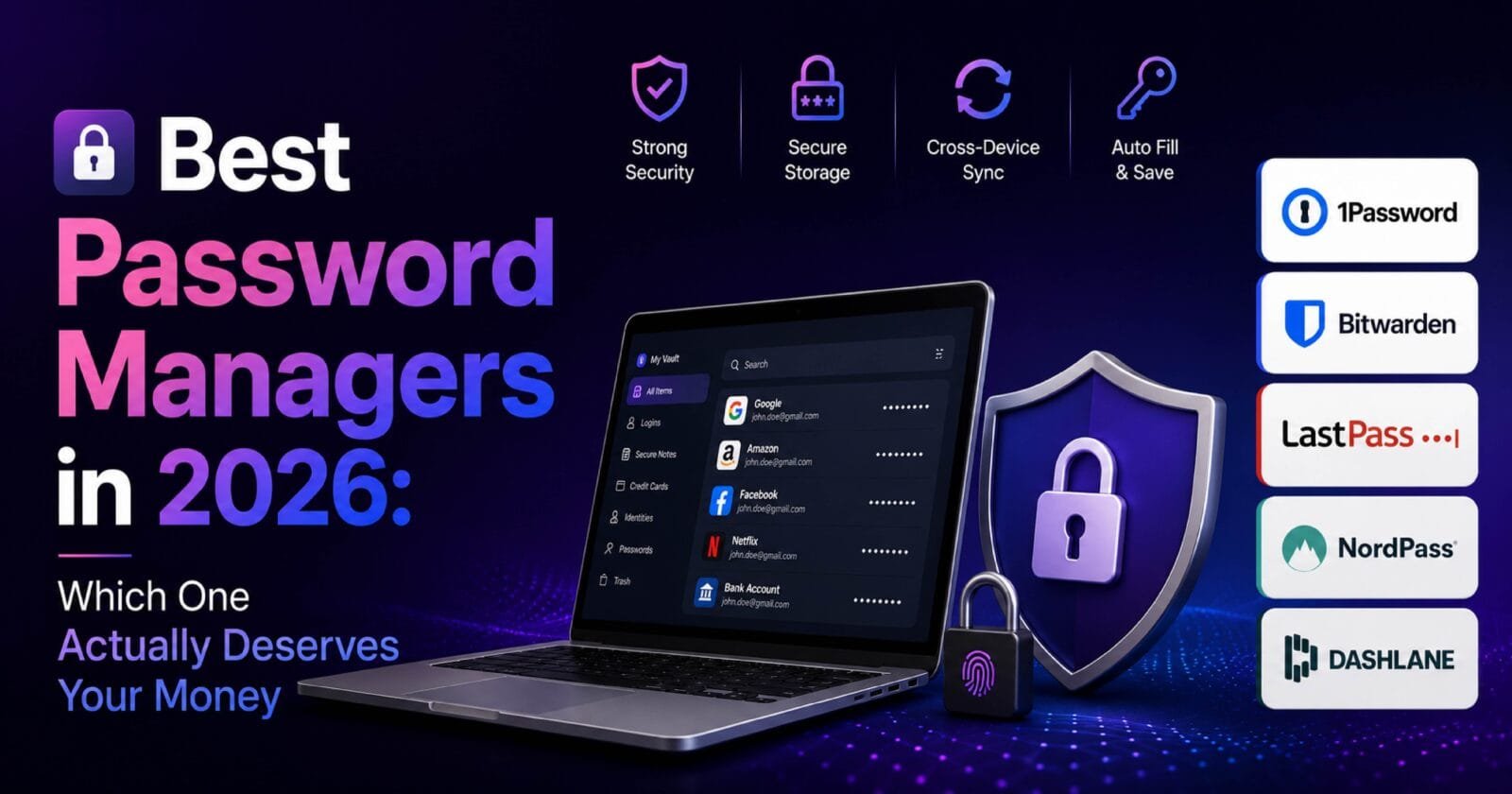 Best Password Managers in 2026: Which One Actually Deserves Your Money Best Password Managers