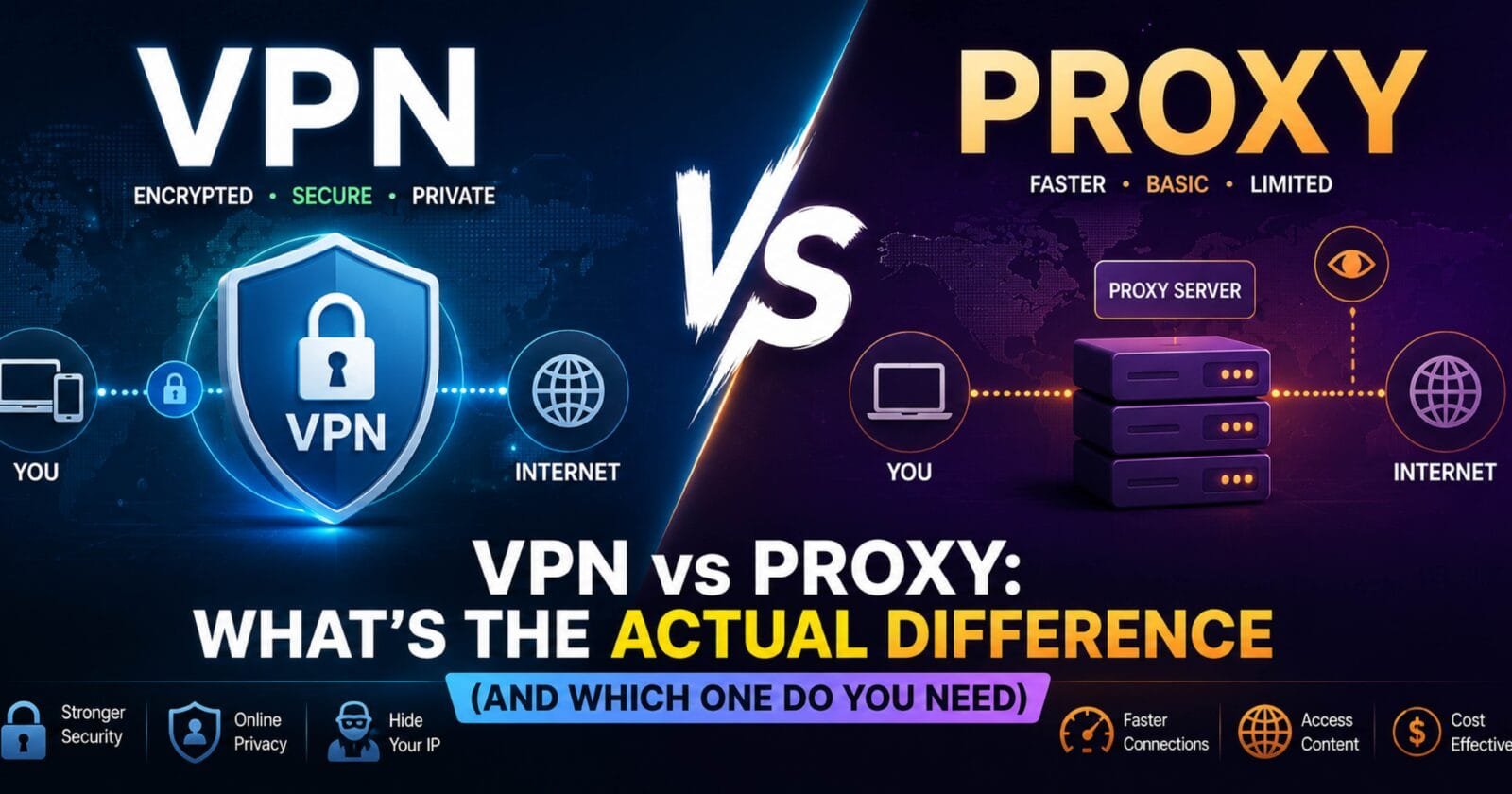 VPN vs Proxy: What’s the Actual Difference (And Which One Do You Need) VPN or proxy