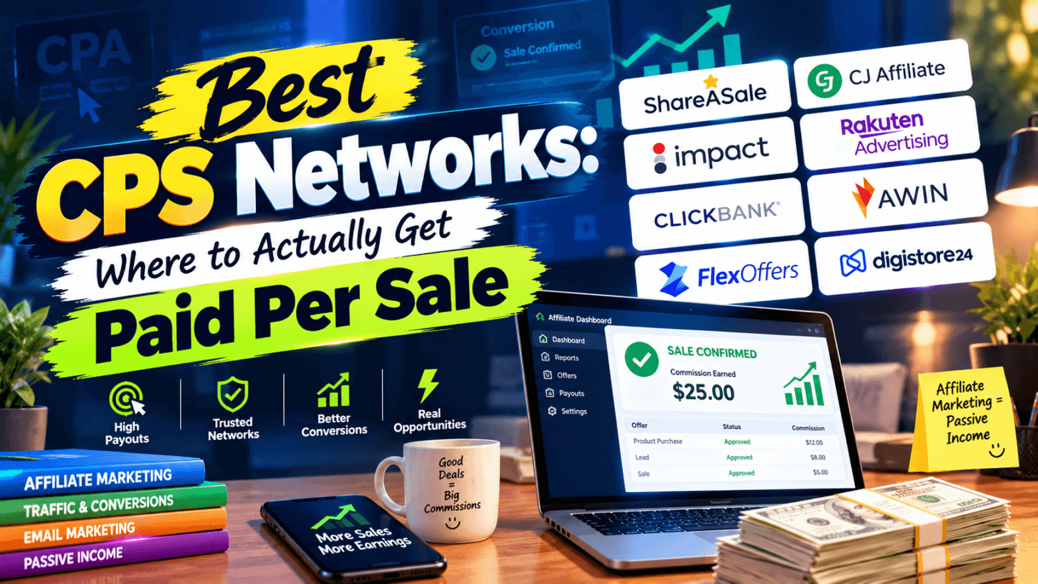 Best CPS Networks in 2026: Where to Actually Get Paid Per Sale Best CPS Networks for Paid Per Sale